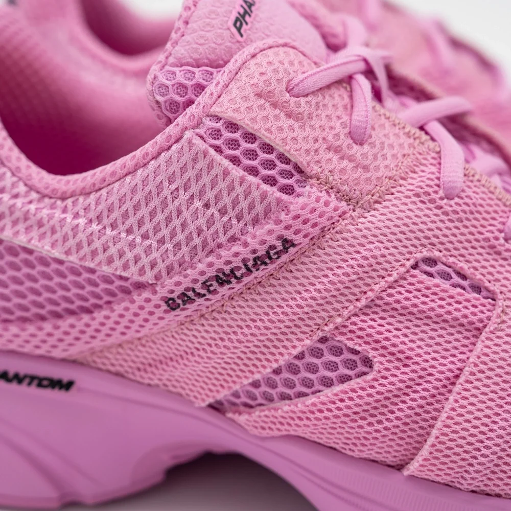 size 42 EU / 12 US Balenciaga Phantom Sneakers Pink Mesh - Picture 9 of 11